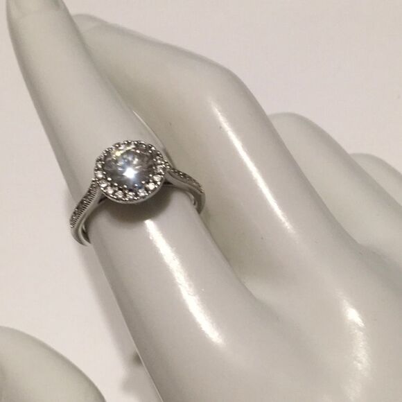 Halo Ring IBB SS 925 - Picture 2 of 6